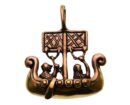 Pendant Bronze Viking Boat