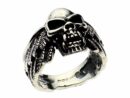 Ring Silver Skull With Wings