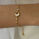 Bracelet Moon Stars Moonstone