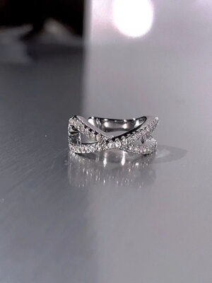 Ear Cuff Infinity Silver