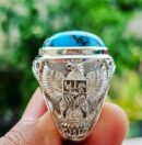 Ring Signet Eagle Turquoise