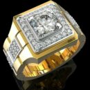 Ring Signet Large Stone