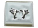Earring Silver Stud Hummingbird