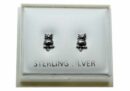 Earring Silver Stud Owl
