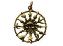 Pendant Bronze Sun Moon Stars