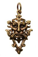 Pendant Bronze Tree Spirit Man