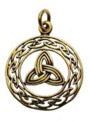 Pendant Bronze Celtic Trinity