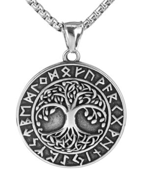 Pendant Steel TOL With Runes