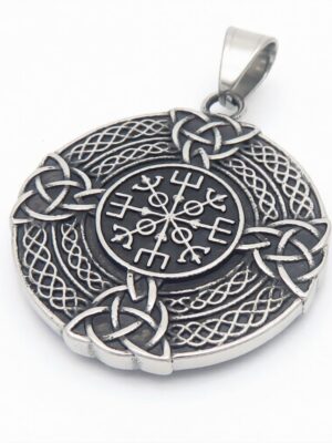 Pendant Vegvisir Triquetra