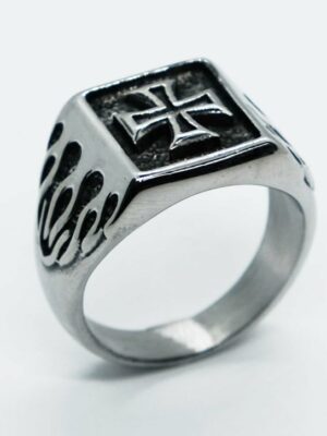 Ring Steel Templars Cross