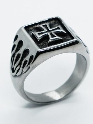 Ring Steel Templars Cross