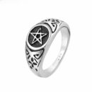 Ring Stainless Steel Pentagram