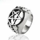 Ring Stainless Steel Pentagram
