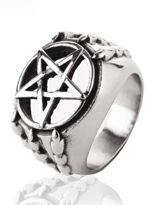 Ring Stainless Steel Pentagram