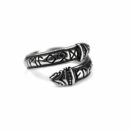 Ring Steel Viking Serpent