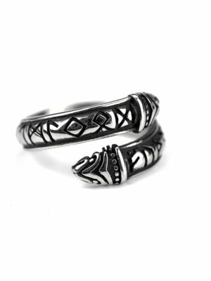 Ring Steel Viking Serpent