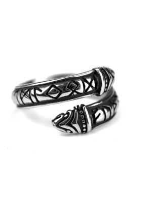 Ring Steel Viking Serpent