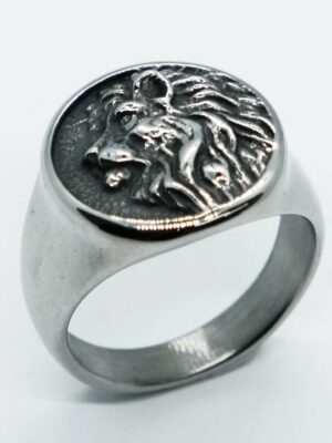 Ring Stainless Steel Lion Head
