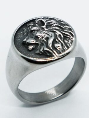 Ring Stainless Steel Lion Head