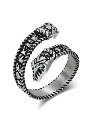 Ring Steel Viking Serpent