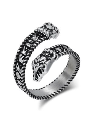 Ring Steel Viking Serpent