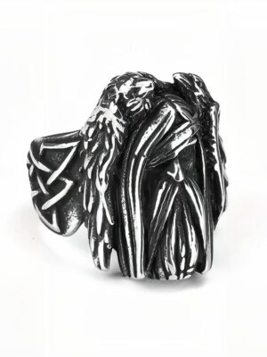 Ring Stainless Steel Odin Head