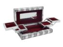 Box Jewellery Metal Maroon 11X6 Inch