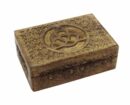 Box Wooden Carved Triquetra 7X5 Inch