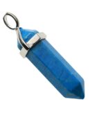 Pendant Fixed Wand Blue Howlite