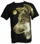 T-Shirt Wolf With Moon (Various Sizes)