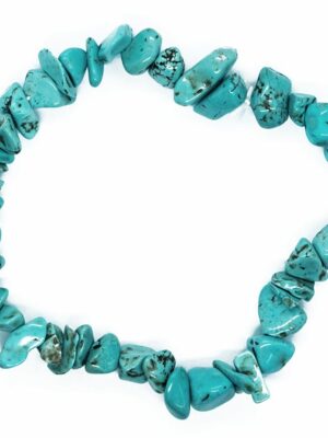 Bracelet Chip Blue Howlite 7 Inch
