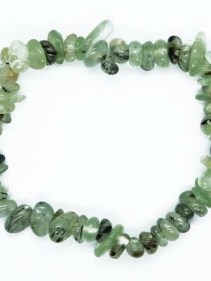 Bracelet Chip Prehnite 7 Inch