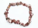 Bracelet Chip Rhodochrosite 7 Inch