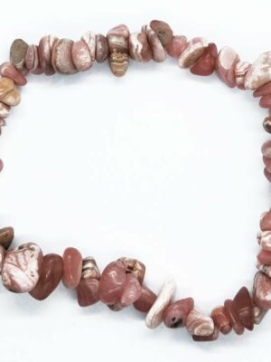 Bracelet Chip Rhodochrosite 7 Inch