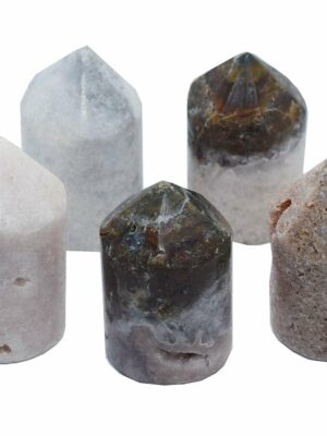 Pink Amethyst Tip. Colour Will Vary. (Choose a weight)