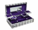 Box Jewellery Metal Purple 15X8 Inch