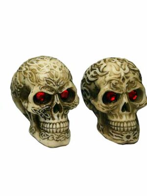 Skull Red Eyes Set Of 4