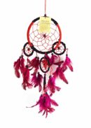 Dream Catcher Red Black 11cm