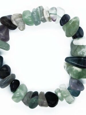 Bracelet Chip Fluorite Chunky