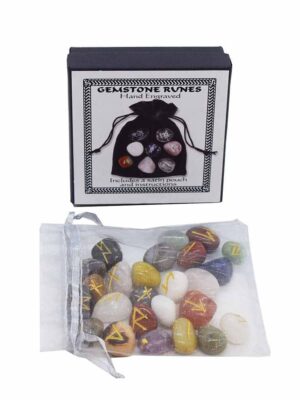 Rune Set 25 Mixed Gemstones