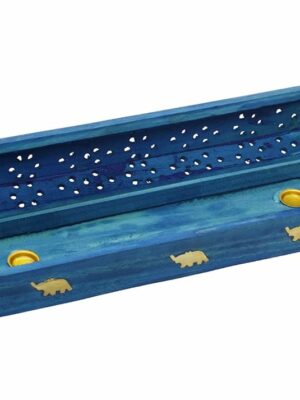 Incense Box Elephant Blue