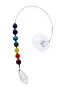 Suncatcher Glass Faceted Round