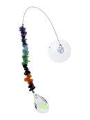 Suncatcher Glass Faceted Flat
