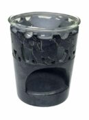 Soapstone Oil Burner Elephants