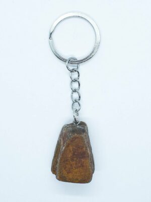 Keyring Stone Rough Tigers Eye