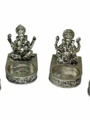 Ganesh T-Light Holder Set Of 4
