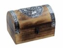 Box Wooden Chest Elephant 6X4 Inch