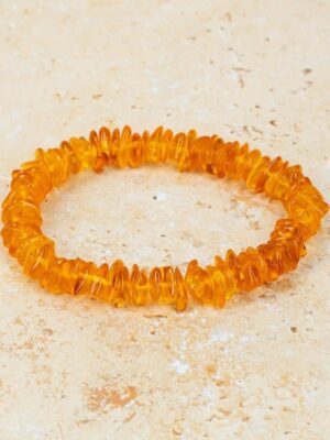 Bracelet Chip Amber Honey