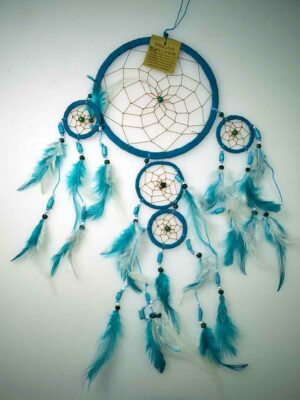 Dream Catcher 4 Circles Turquo