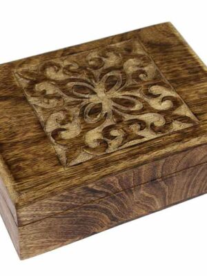 Box Wooden Floral Design